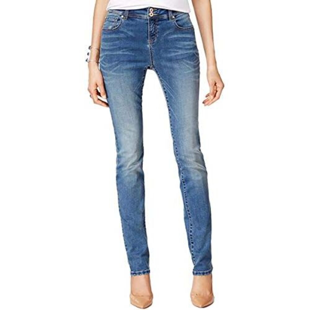 INC International Concepts Straight Leg Jeans Sail Wash 8